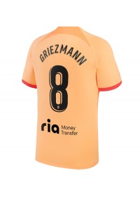 Fotbalové Dres Atletico Madrid Antoine Griezmann #8 Třetí Oblečení 2022-23 Krátký Rukáv